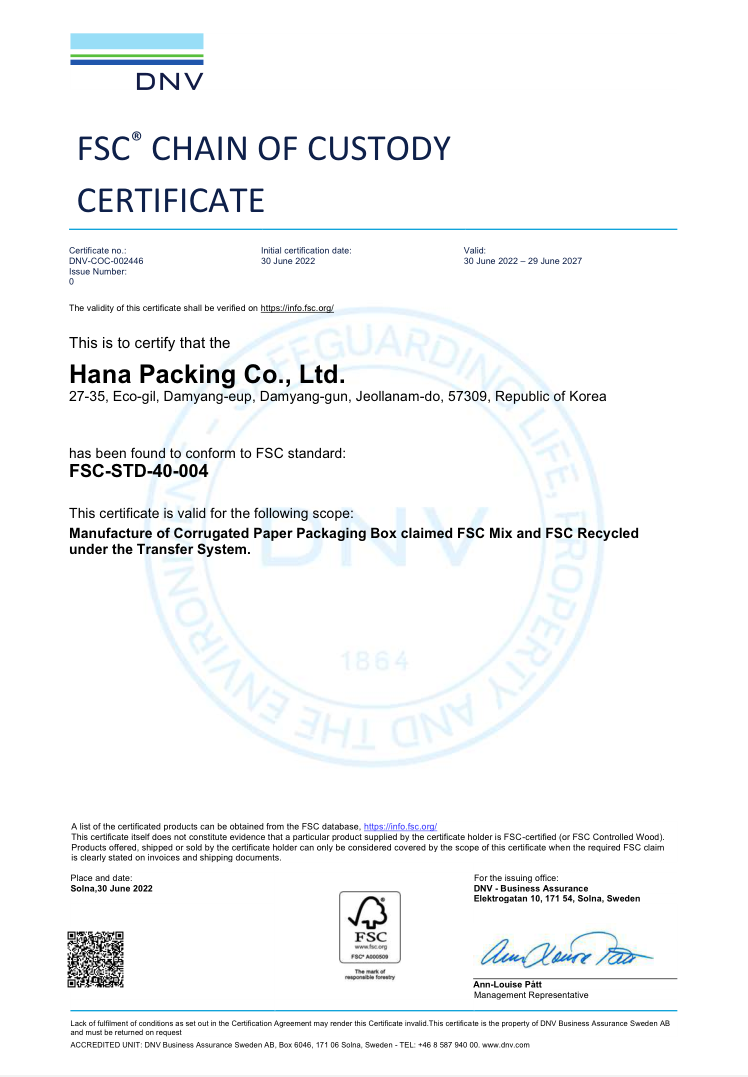 FSC Certification